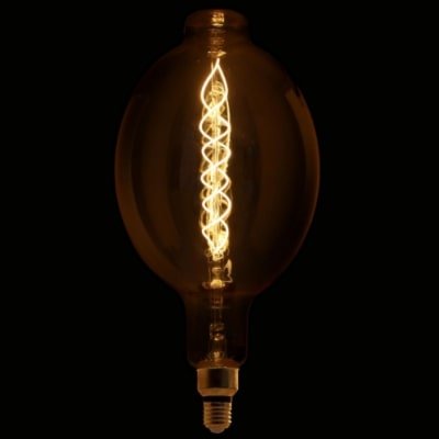 ampoule LED originale à filament, rappelant les anciennes lampes à incandescence