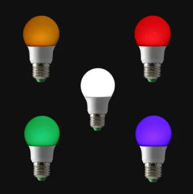 5 ampoules LED RGB