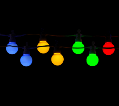 guirlande LED colorée