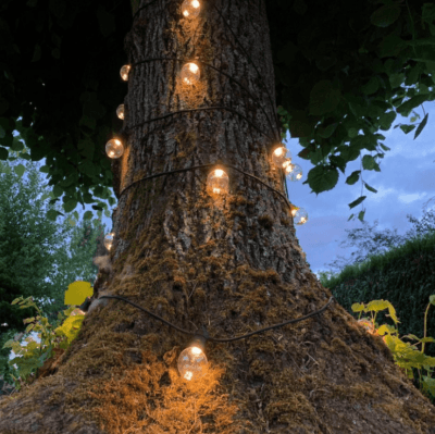 Guirlande lumineuse : 30 idées pour l'adopter dans le jardin