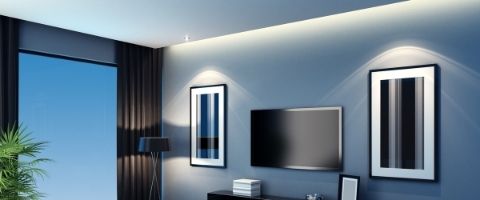 Décorer son coin TV avec un ruban LED