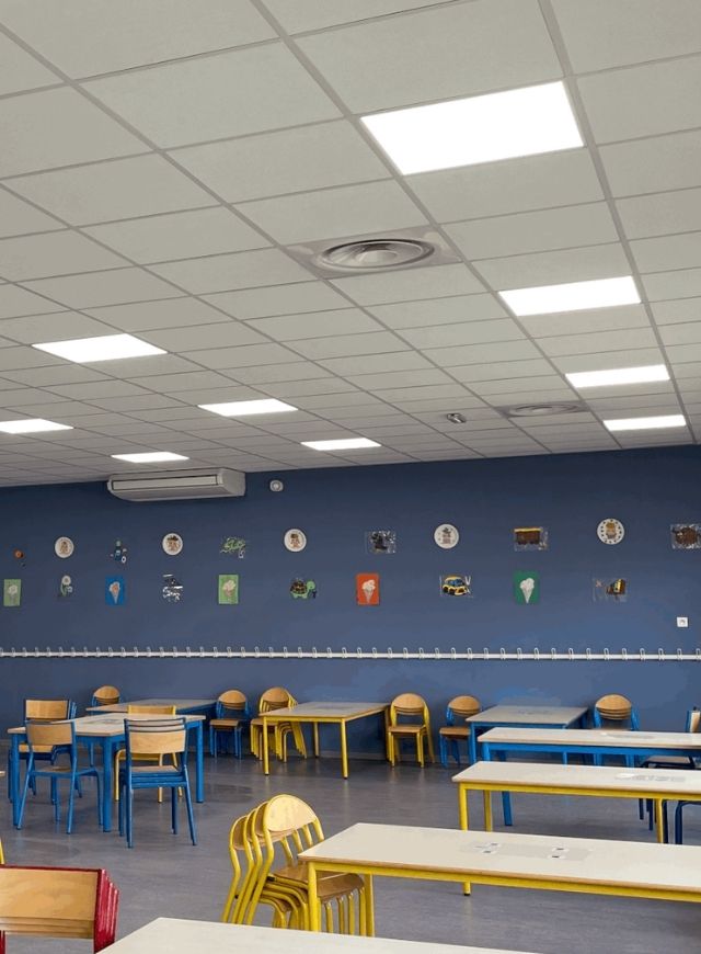 Dalle LED 60x60 école