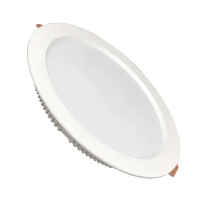 spot LED encastrable au plafond intérieur, rond, extra plat et blanc