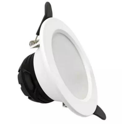 spots LED encastrables au plafond ronds, disponibles en blanc froid