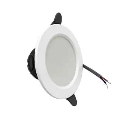 spot LED rond et blanc, encastrable au plafond