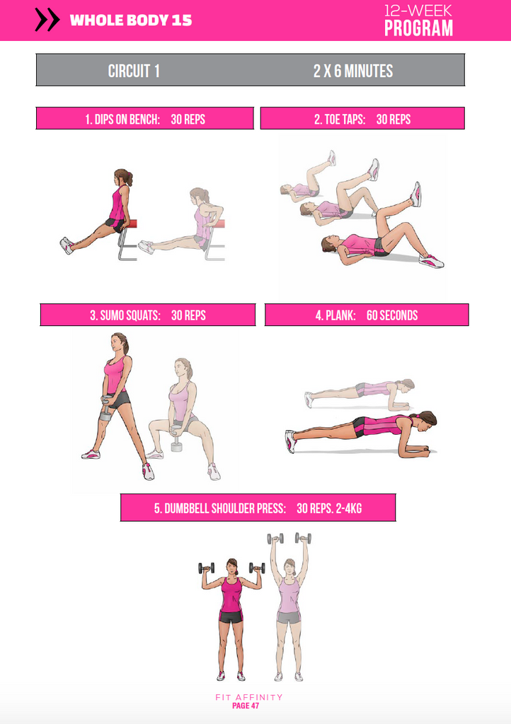 30 Minute Free At Home Workout Plans Pdf for Fat Body