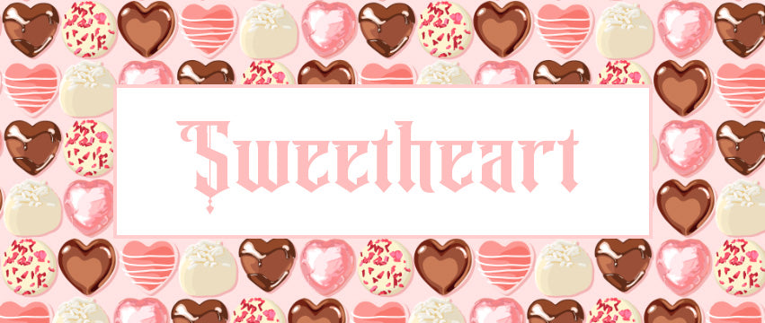 Sweetheart Valentine Facebook Cover Photo by Emma Miller at Little Gem Studio