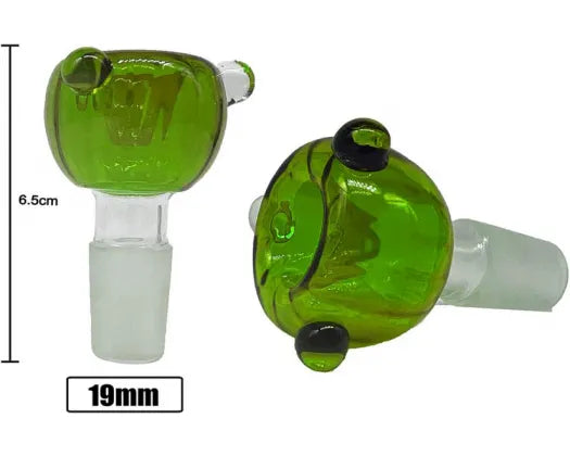 GREEN GLASS CONE PIECE 14MM - Eetswa Smoke