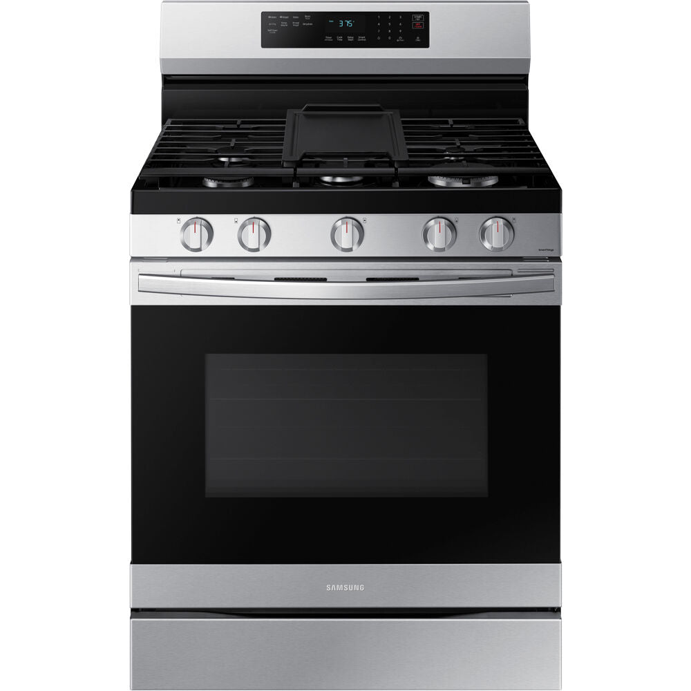 6.0 CF / 30" Smart Gas Range, Convection, Air Fry (No Tray) - NX60A6511SS
