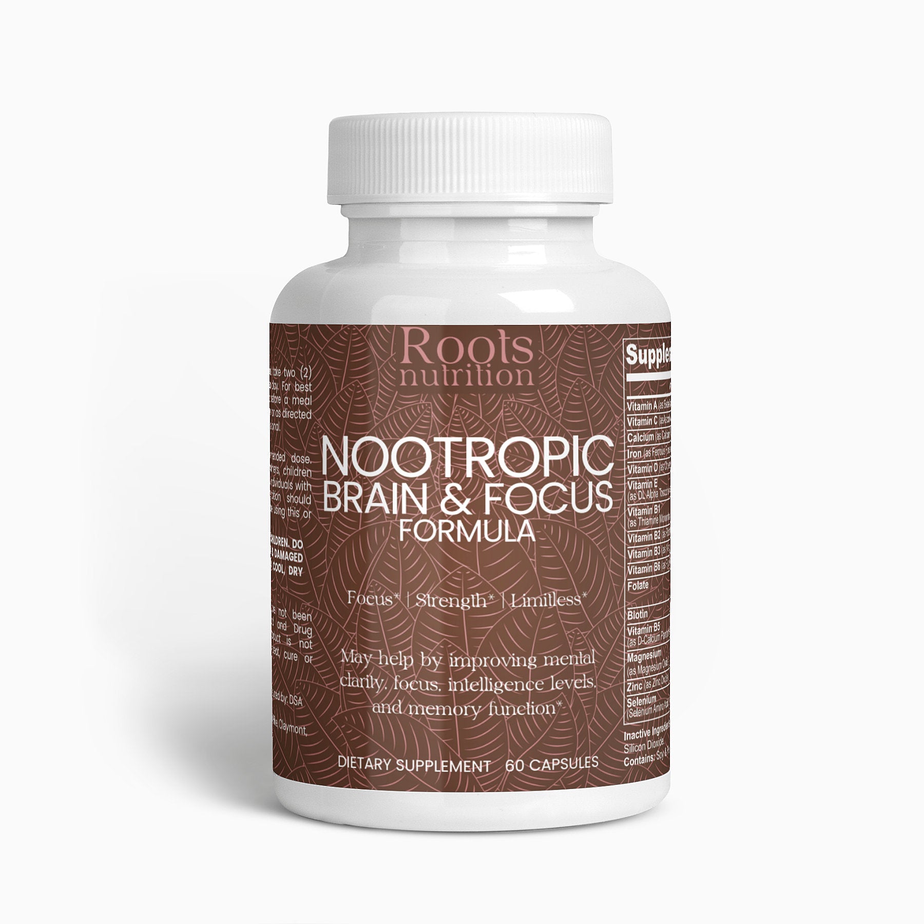 Nootropic Brain & Focus Formula - Roots Nutrition product image