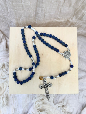 Ave Maris Stella Rosary - Ballerina Beads