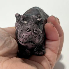 Learn to sculpt a small clay hippo!