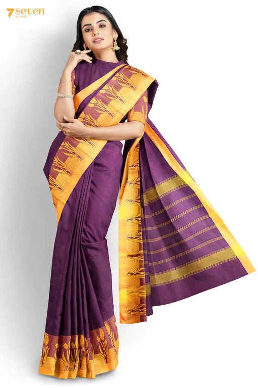 Madurai Sungudi Cotton Saree - Zari Check Small Pattu Border for Women  (Orange - Maroon) : Amazon.in: Fashion