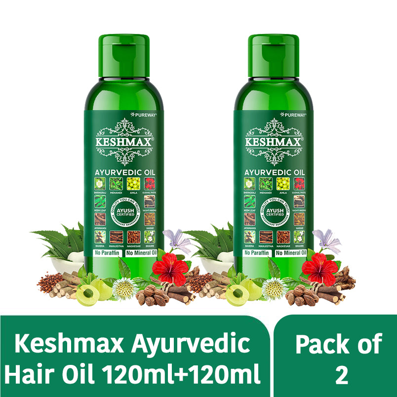 Keshmax Ayurvedic Hair Oil Pack of 2