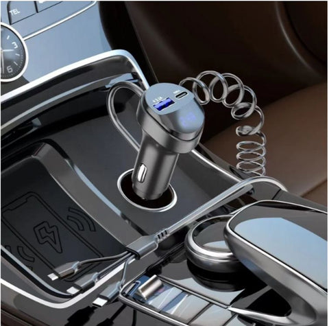 Versatile 3-in-1 Car Charger