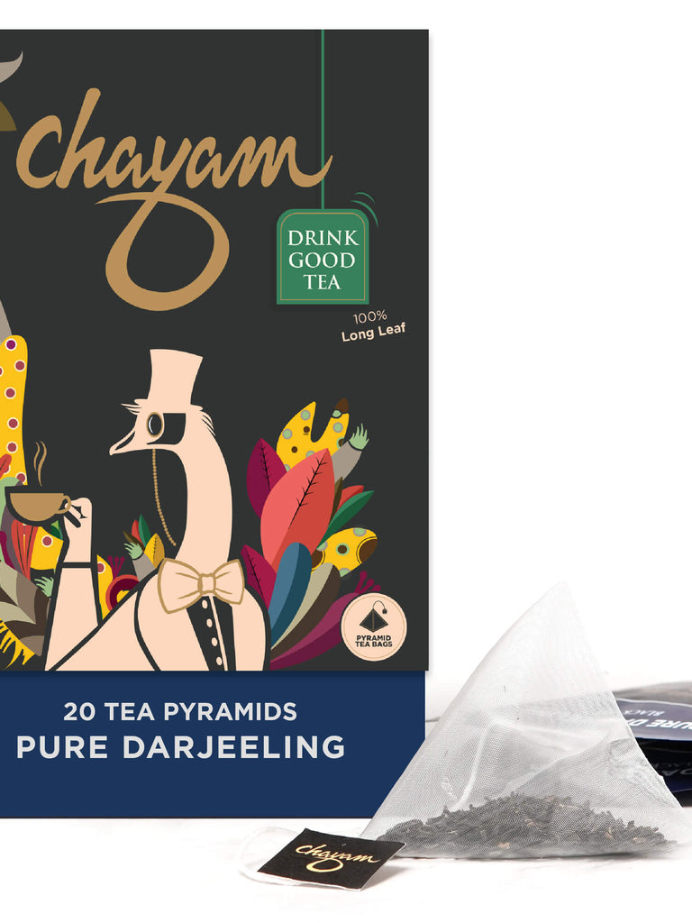 Get Darjeeling Whole Leaf Black Tea 20 Pyramid Tea Bags  40g at  299   LBB Shop