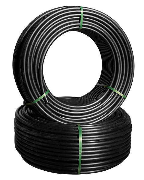 SIDDHI ROUND ONLINE PLANE DRIP IRRIGATION PIPE LATERAL FOR PLANT GARDENING ROLL 0.4MM THICKNESS LENGTH- 300 METER product  Image