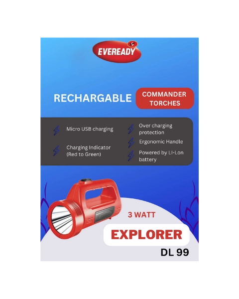 EXPLORER (DL 99) RECHARGABLE TORCH product  Image