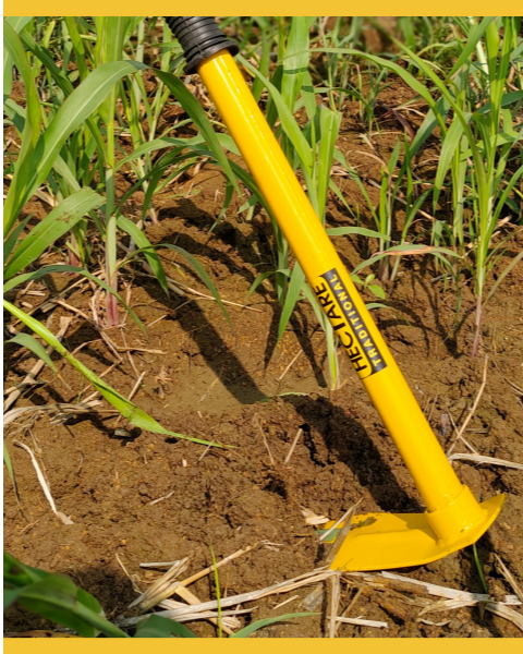HECTARE TRADITIONAL FARM / GARDEN SINGLE HOE-YELLOW. product  Image