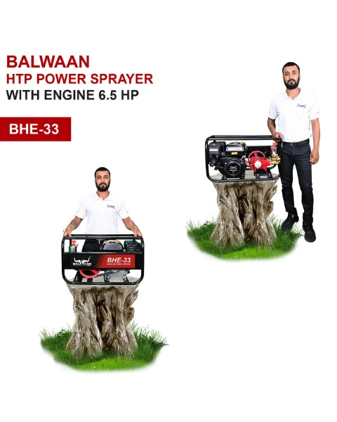 BALWAAN BHE-33 HTP WITH ENGINE 6.5HP SPRAYER PUMP product  Image