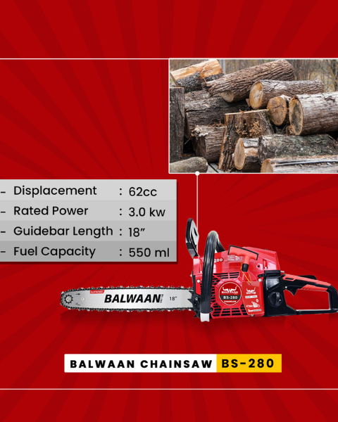 BALWAAN CHAINSAW BS-280 (SUPREMO) product  Image