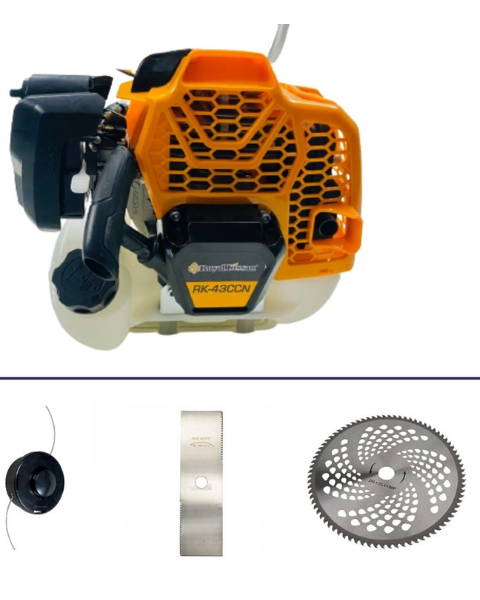 ROYAL KISSAN RK-43CCN ULTRA PREMIUM BRUSH CUTTER 2-STROKE SIDE PACK WITH 43CC product  Image