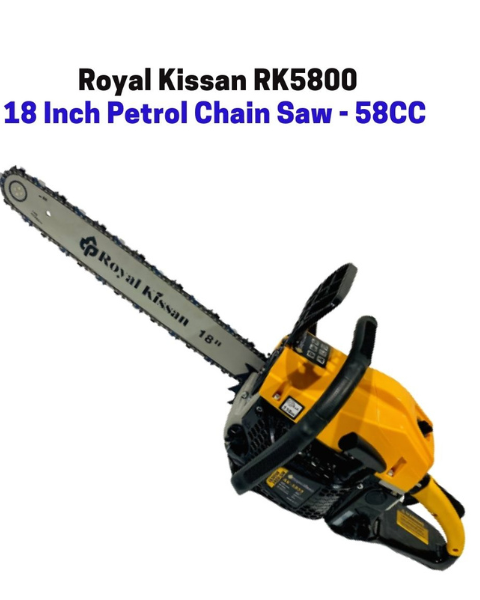 ROYAL KISSAN RK5800 ULTRA PREMIUM 18 INCH CHAIN SAW- 2-STROKE 58CC product  Image
