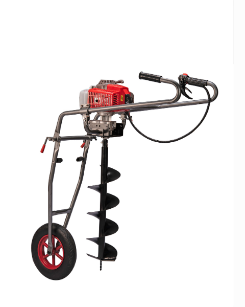 SAMRAT EARTH AUGER WITH FOLDABLE TROLLEY WITH 8INCH BIT 68CC (SEAT68) product  Image
