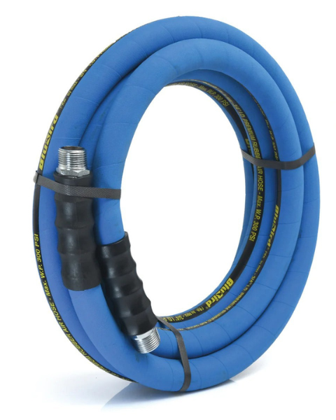 ZEPHYR BLUBIRD AIR HOSE DOUBLE BRAIDED WITH JACK HAMMER FITTINGS product  Image