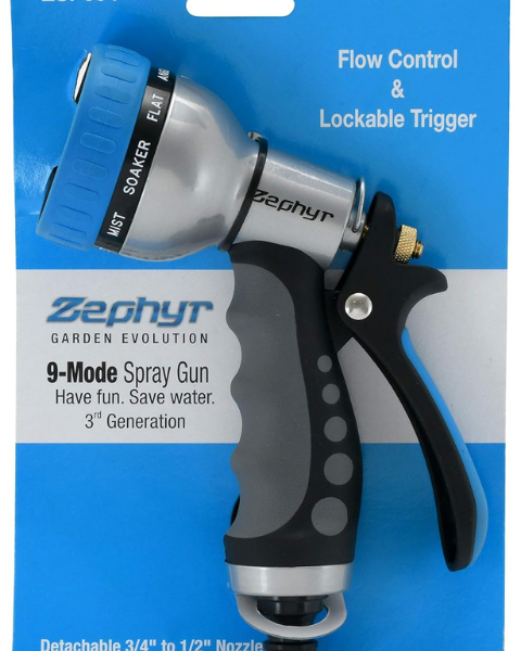 ZEPHYR 9-MODE HIGH-PERFORMANCE WATER SPRAY GUN - SAVES WATER (GEN. 3) product  Image