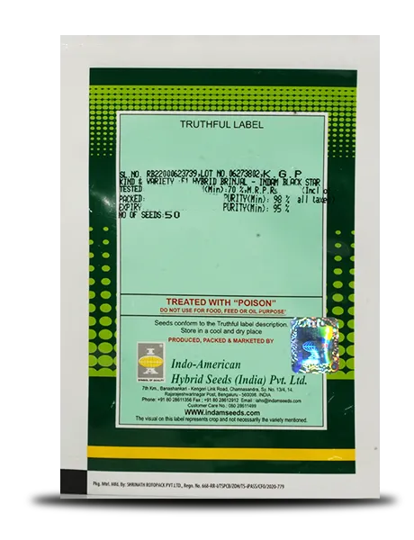 BLACK STAR BRINJAL SEEDS product  Image 2