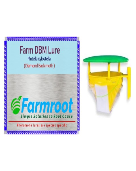 FARMROOT FARM DBOM (DIOMAND BLACK MOTH )LURE WITH FUNNEL TRAP product  Image 1
