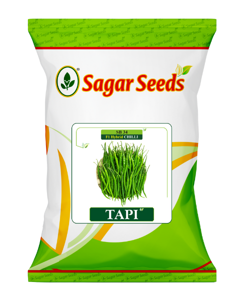 Sagar Tapi F1 chilli seeds product  Image 1