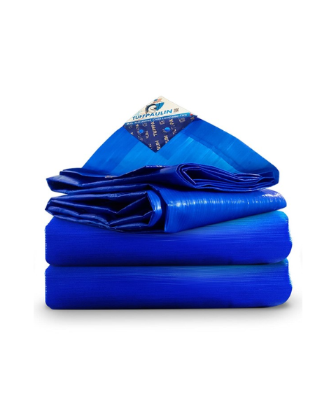 TUFFPAULIN 10FT X 8FT 120 GSM BLUE TARPAULIN-TIRPAL product  Image 1