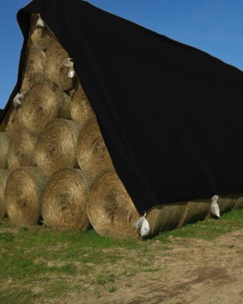 TUFFPAULIN 40FT X 40FT 150 GSM BLACK HAY COVERS HEAVY DUTY TARPAULIN- TIRPAL product  Image 6