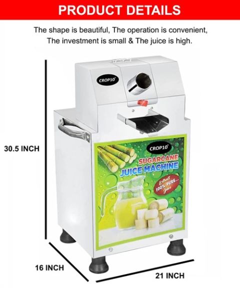 CROP 10 ELECTRIC SUGARCANE JUICE MACHINE product  Image 2