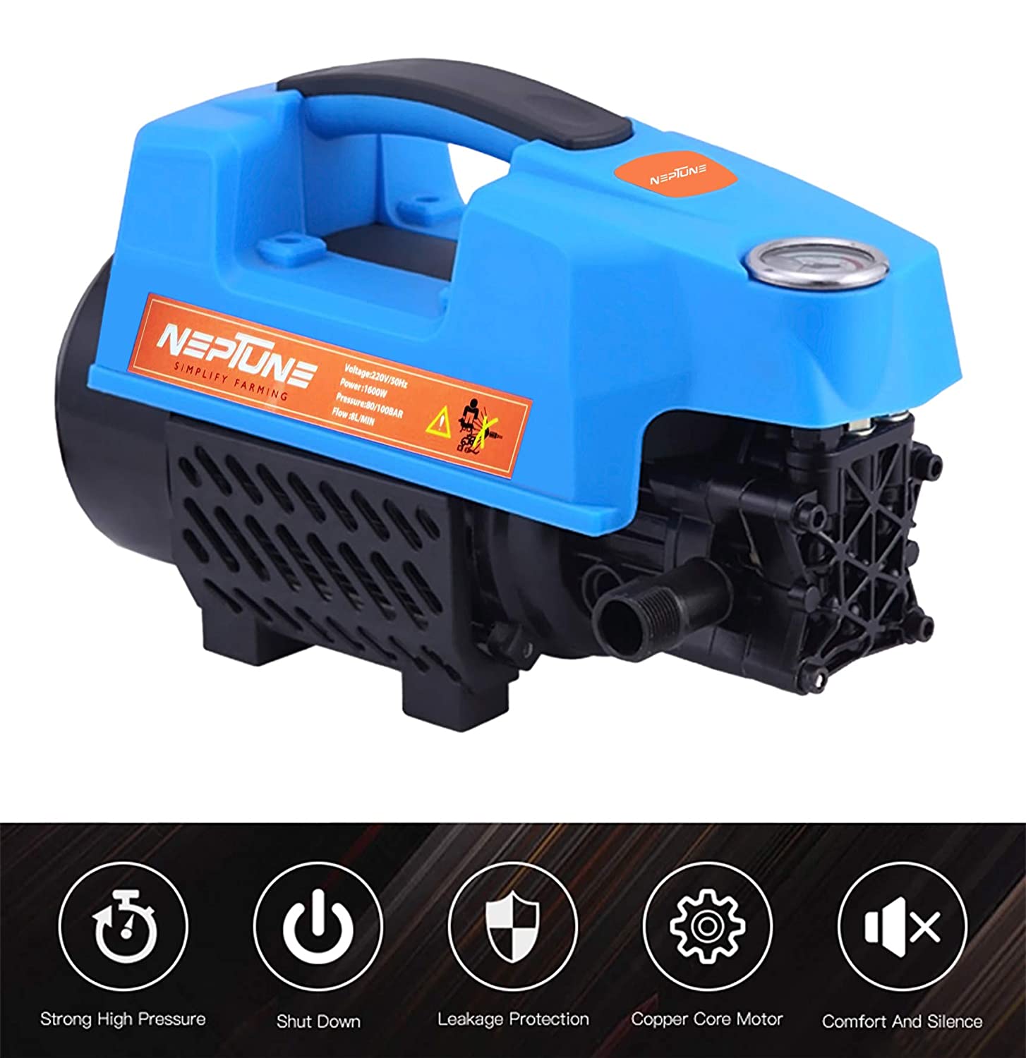 NEPTUNE PORTABLE HIGH PRESSURE WASHING PUMP- PW 1000 FX product  Image 2