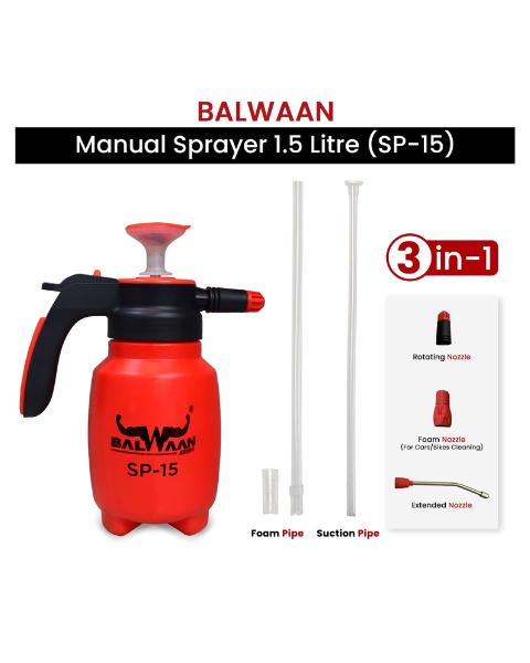 BALWAAN 3 IN 1 MANUAL SPRAYER 1.5 LITER (SP-15) | IMPLEMENTS product  Image