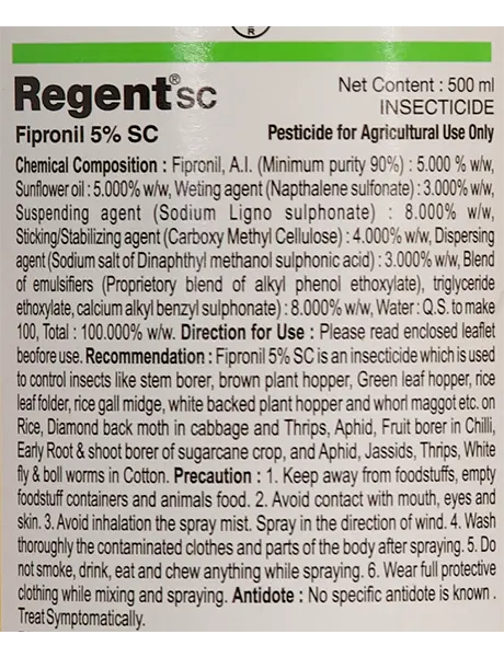 Regent SC Insecticide product  Image