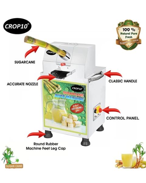 CROP 10 ELECTRIC SUGARCANE JUICE MACHINE product  Image 4