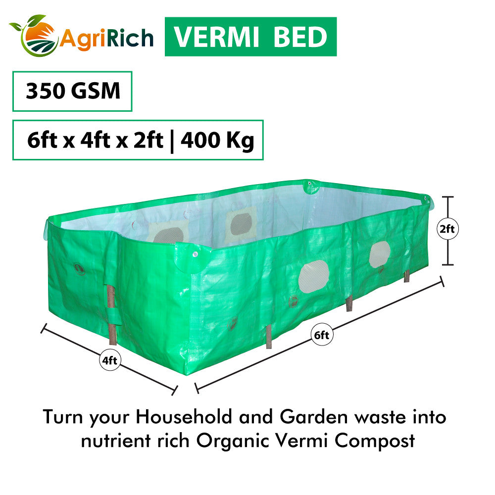 KOHINOOR AGRIRICH VERMI COMPOST BED FOR ORGANIC AGRICULTURE (GREEN) product  Image 13