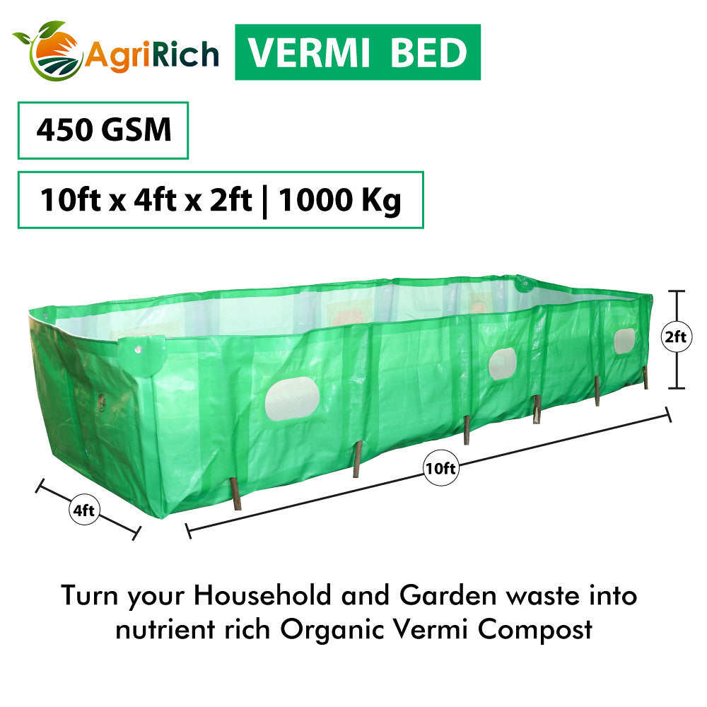 KOHINOOR AGRIRICH VERMI COMPOST BED FOR ORGANIC AGRICULTURE (GREEN) product  Image 20