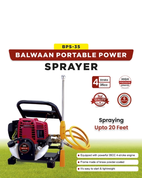 BALWAAN BPS-35 PORTABLE SPRAYER (WITH HOSE PIPE) product  Image