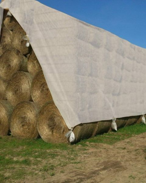 TUFFPAULIN 40FT X 30FT 200 GSM SILVER HAYCOVER SUPER HEAVY DUTY TARPAULIN- TIRPAL product  Image 1