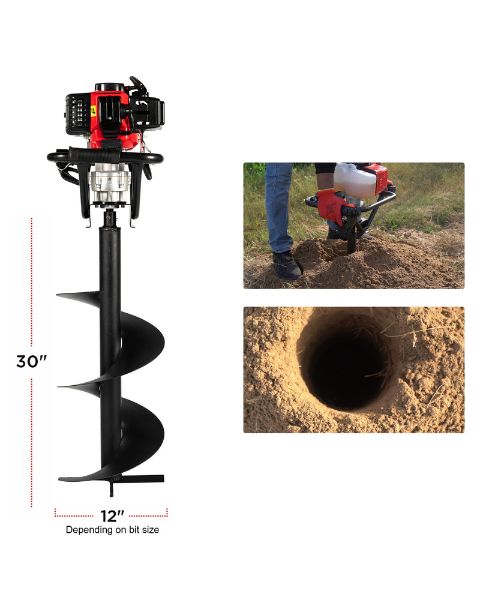 BALWAAN BE-52 EARTH AUGER WITH 8" AND 12" BIT FREE product  Image