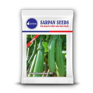 SARPAN HYBRID GREEN BRINJAL LONG-101 (SEEDS) product  Image 1