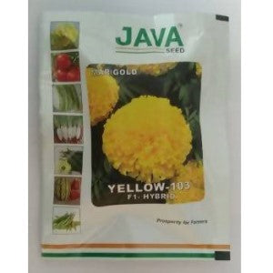 JAVA MARIGOLD YELLOW 103 F1 HYBRID SEEDS product  Image 1