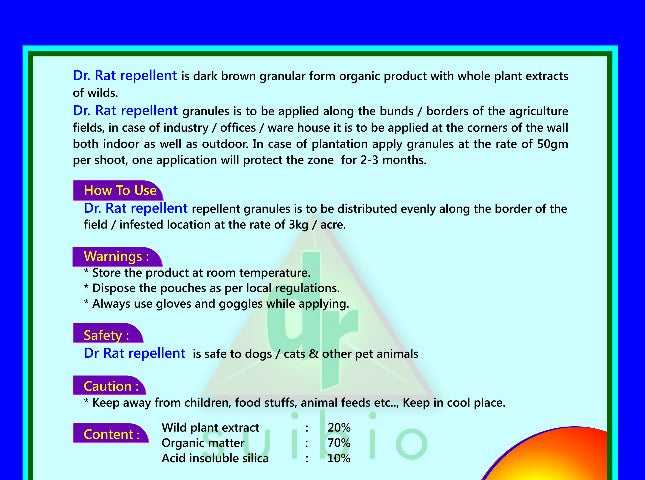 DR SUIBIO ORGANIC RAT REPELLENT product  Image 2