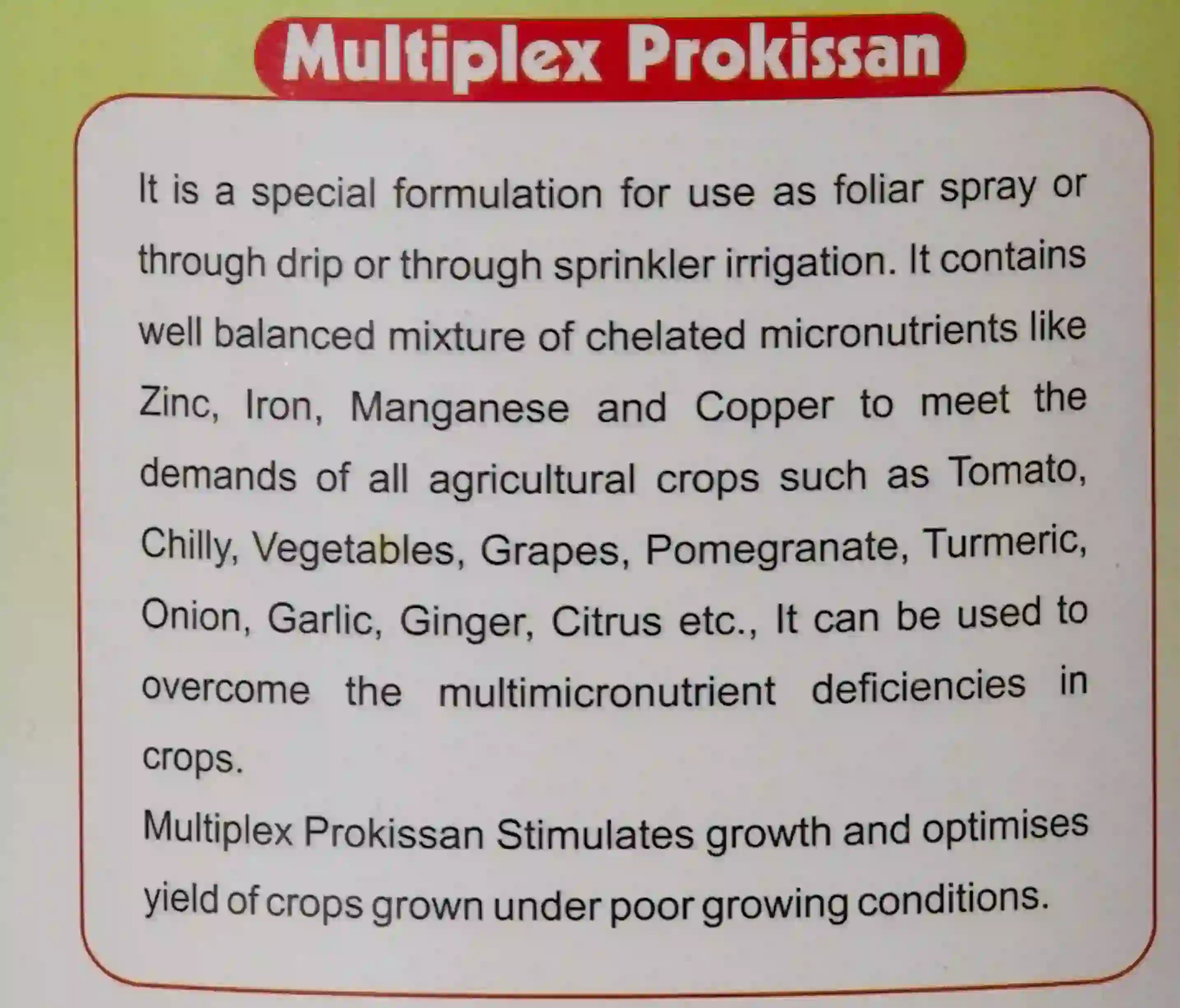 PROKISSAN MICRO NUTRIENTS product  Image 4