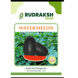 RUDRAKSH DRAGONE KING WATERMELON (OBLONG, CRIMSON RED) SEEDS product  Image 1